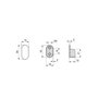 Emuca Lot de 2 rails ovales pour armoires 30x15 mm, 1.15m, Chromé