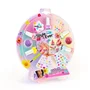 Canal Toys Kit de manucure créative Roue Nail Art OFG 359 Style 4 Ever avec vernis pastels, stickers, paillettes et accessoires pour enfants à partir de 8 ans
