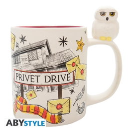 Abystyle Tasse 3D Harry Potter Hedwig & Privet Drive