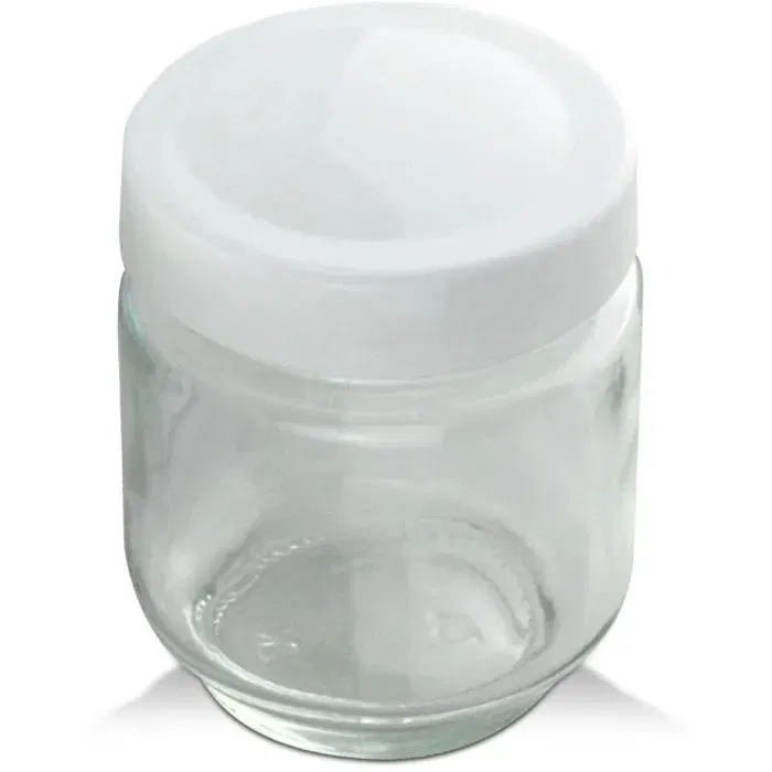 Jocca Yaourtière 1575 - 6 pots en verre de 170 ml - 1.2L - Bleu et blanc - Contrôle automatique de température