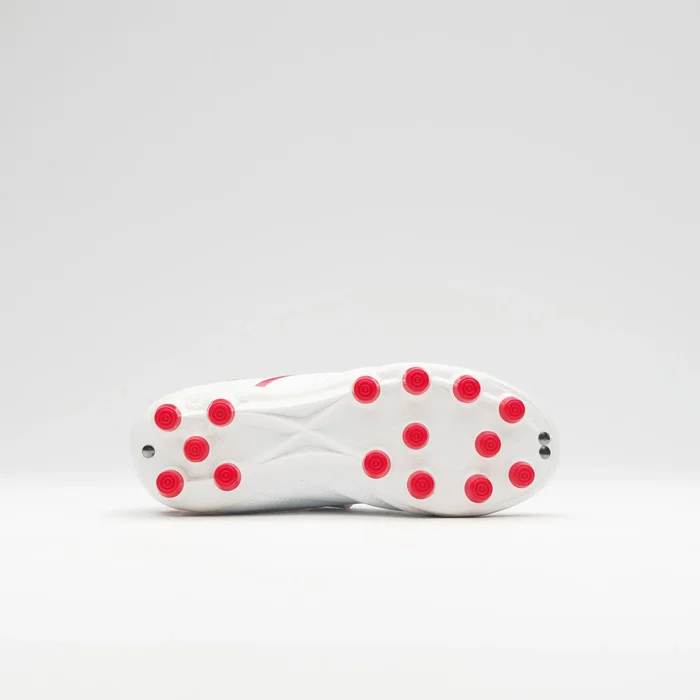 Gilbert Chaussure de rugby SIDESTEP X20 Garçon Blanc/Rouge Taille 31 Crampons moulés