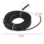 WOLFPACK LINEA PROFESIONAL Fil de débroussailleuse nylon et aluminium denté 3,0 mm, 12 m
