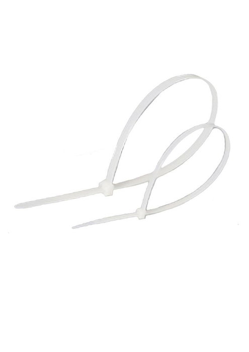 Lanview Collier de serrage blanc 7,5 x 250 mm Lanview Collier de serrage blanc 7,5 x 250 mm