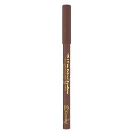 DERMACOL Delineador 12H True Colour No 04 - Crayon Eyeliner Waterproof Brun Clair - 12 Heures Tenue