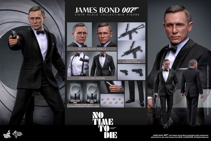 Hot Toys Movie Masterpiece figurine 1/6 James Bond 30 cm
