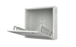 Lanview Armoire murale 19 pouces 2U Slim pour vidéosurveillance