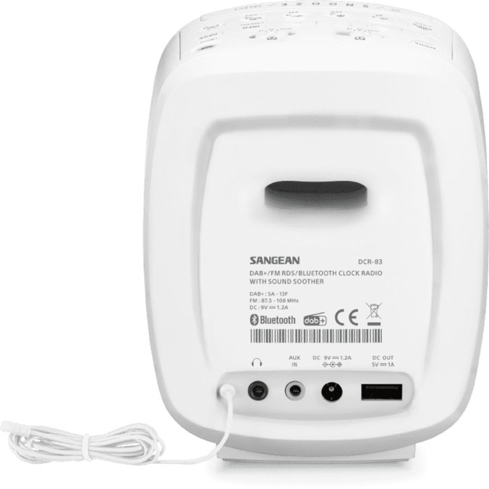 Sangean DCR-83 (Atomic 83) Blanc