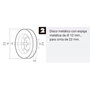 WOLFPACK LINEA PROFESIONAL Treuil volet métallique pointe métallique 150x60 sangle 22 mm