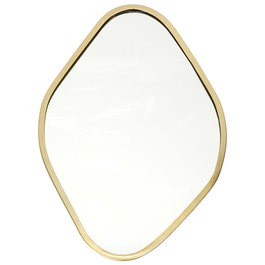 Home Deco Factory Miroir Mural Losange Doré 34x25 cm