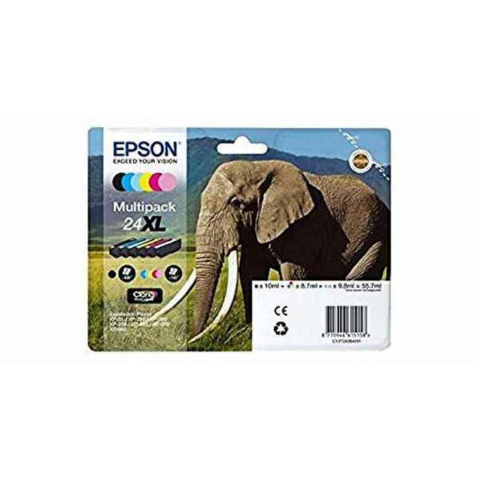 Epson 24 XL Multipack de 6 Cartouches d'Encre Originales (C13T24384011)