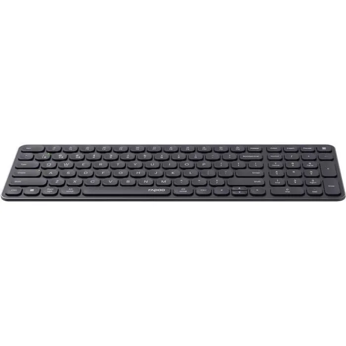 Rapoo E9310M Clavier sans fil multi-mode (mode clavier AZERTY) - Gris foncé Rapoo E9310M Clavier sans fil multi-mode (mode clavier AZERTY) - Gris foncé