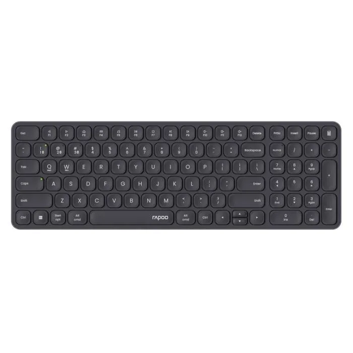 Rapoo E9310M Clavier sans fil multi-mode (mode clavier AZERTY) - Gris foncé Rapoo E9310M Clavier sans fil multi-mode (mode clavier AZERTY) - Gris foncé