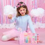 Martinelia Nécessaire de Voyage Petit Unicornio 31107 avec Maquillage pour Enfant - Jeu d'Imitation en Espagnol, 25 Fards à Paupières