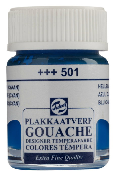 Talens Tempera Extra Fine Bleu Clair (Cyan) 16 ml Talens Tempera Extra Fine Bleu Clair (Cyan) 16 ml