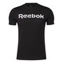 T-shirt à manches courtes homme Reebok Graphic Series Linear Logo Noir