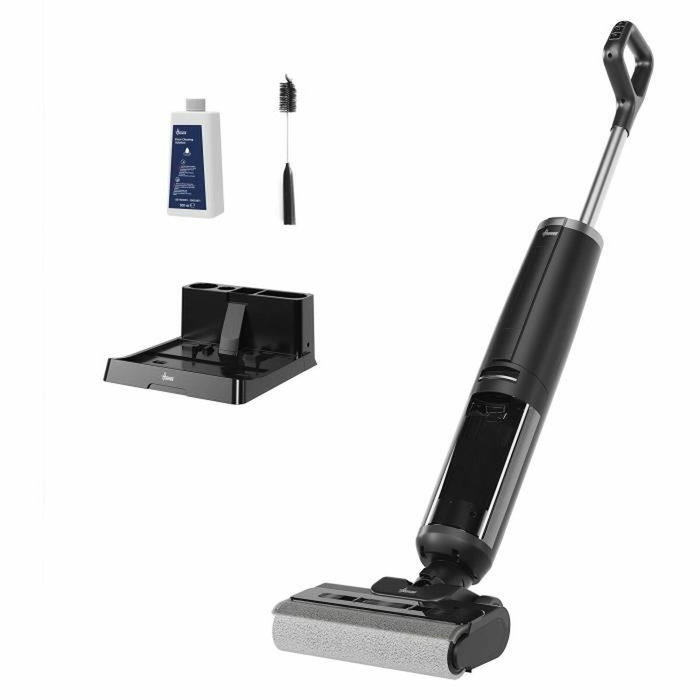 Hoover HW3 Turbo Aspirateur Laveur de Sols Sans Fil Noir et Argenté Hoover HW3 Turbo Aspirateur Laveur de Sols Sans Fil Noir et Argenté