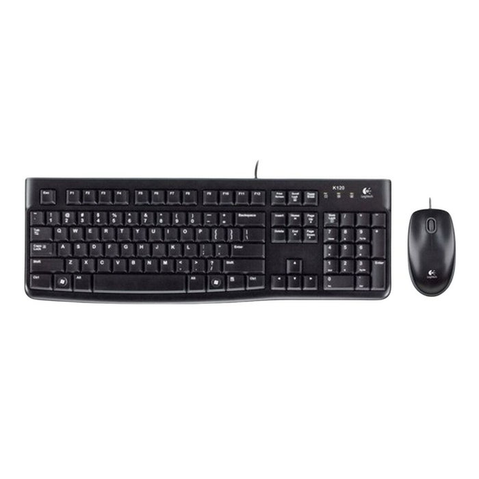 Logitech MK120 Ensemble clavier et souris, Noir, QWERTZ