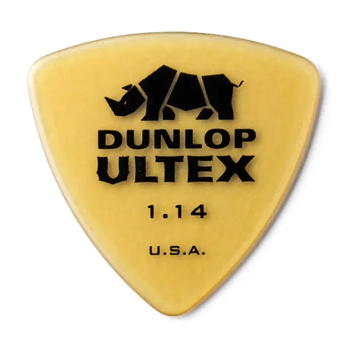 DUNLOP Pack de 72 médiators Ultex® Triangle Ambre - 1,14 mm