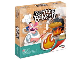 Cayro - Jeu Burning Bakery, jouet en bois FSC et carton pour enfants de 2 ans, multilingue