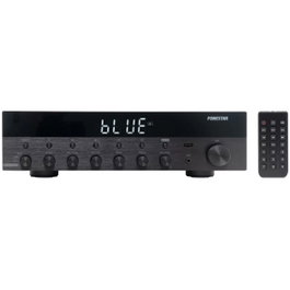 Fonestar AS-6060 Amplificateur Stéréo Hi-Fi Bluetooth avec Radio FM, USB, Entrées Micro et Télécommande