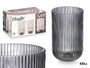 Vivalto Verre Gris Rayures 430 ml 7,9x12,8x7,9 cm (Set de 24)