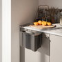 Emuca Poubelle de recyclage Recycle 5 L Gris anthracite