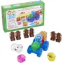 Goliath Jelly Blox - Coffret ferme, jeu de construction avec briques souples et flexibles pour enfants des 2 ans - Univers champetre et animaux