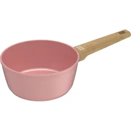 Arthur Martin AM0702 Set de 3 Casseroles avec Revêtement Céramique - Ø 16, 18, 20 cm - Compatible Tous Feux Dont Induction - Rose