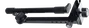 QUIKLOK Extension de Clavier pour Support Format Z, Noir, Acier, Réglable