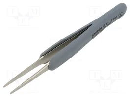KNIPEX Pince à épiler droite ESD avec bec plat