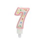 Party Time Bougie Anniversaire Chiffre 7