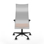 Piqueras y Crespo Chaise de Bureau Albacete XL Orange et Blanc