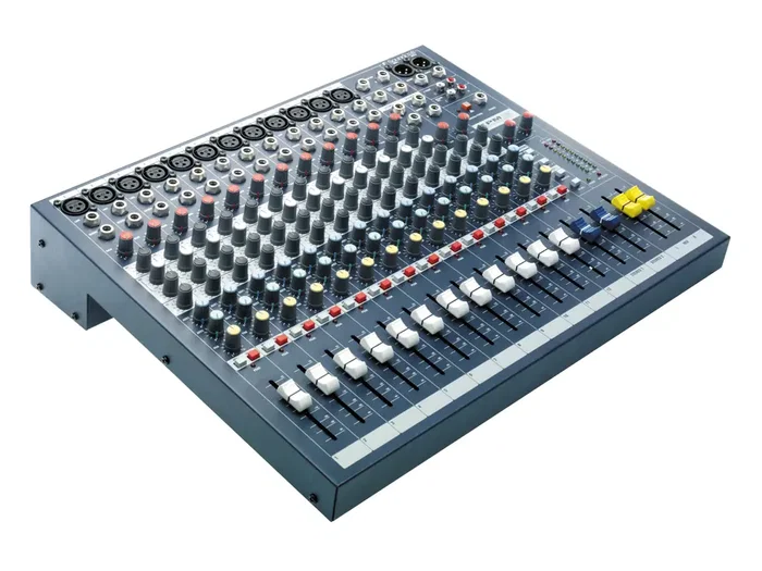 Soundcraft EPM 12 - Table de mixage 12 canaux avec EQ 3 bandes, entrées XLR et jack