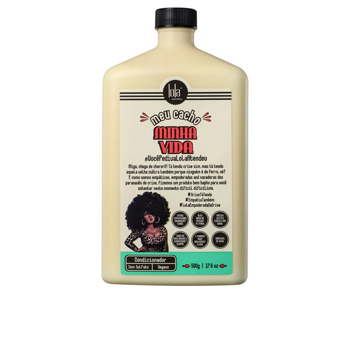 Lola Cosmetics Meu Cacho Minha Vida Après-shampoing 500 ml Soin Réparateur Cheveux Bouclés Lola Cosmetics Meu Cacho Minha Vida Après-shampoing 500 ml Soin Réparateur Cheveux Bouclés