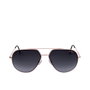 Carrera 274/S 150 mm - Lunettes de soleil homme aviateur en métal, monture cerclée, branches acier inoxydable, UV400 catégorie 3