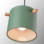 Lampe à Suspension Maliyah en aluminium et bois