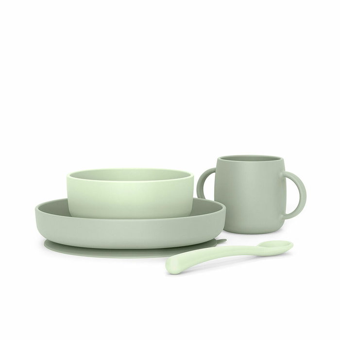 Suavinex SELECTION Ensemble de vaisselle silicone Vert 4 u Suavinex SELECTION Ensemble de vaisselle silicone Vert 4 u