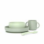 Suavinex SELECTION Ensemble de vaisselle silicone Vert 4 u