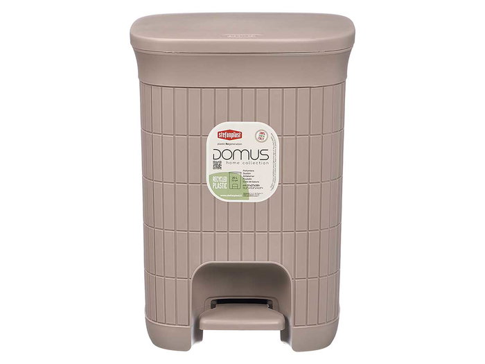 STEFANPLAST Poubelle Domus Gr Greige 20L