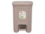 STEFANPLAST Poubelle Domus Gr Greige 20L