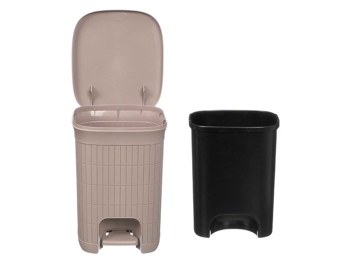 STEFANPLAST Poubelle Domus Gr Greige 20L