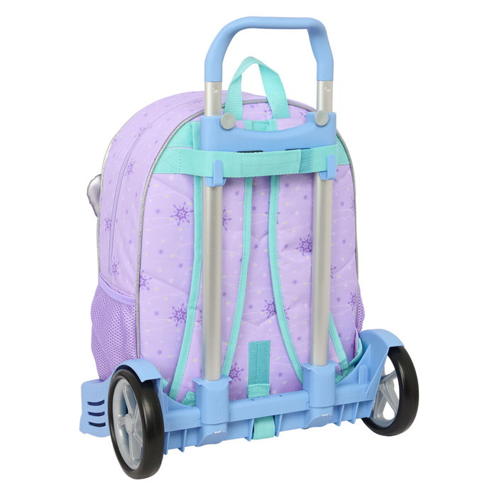 Cartable à roulettes Frozen Spirit Lila 33 x 42 x 14 cm