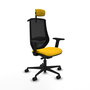 Chaise de Bureau Piqueras y Crespo D036N2H Jaune