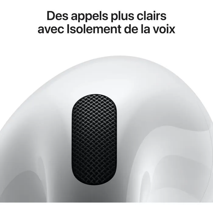 Apple AirPods 4 avec Réduction Active du Bruit - Blanc Apple AirPods 4 avec Réduction Active du Bruit - Blanc