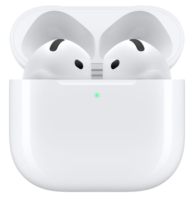 Apple AirPods 4 avec réduction active du bruit - Blanc