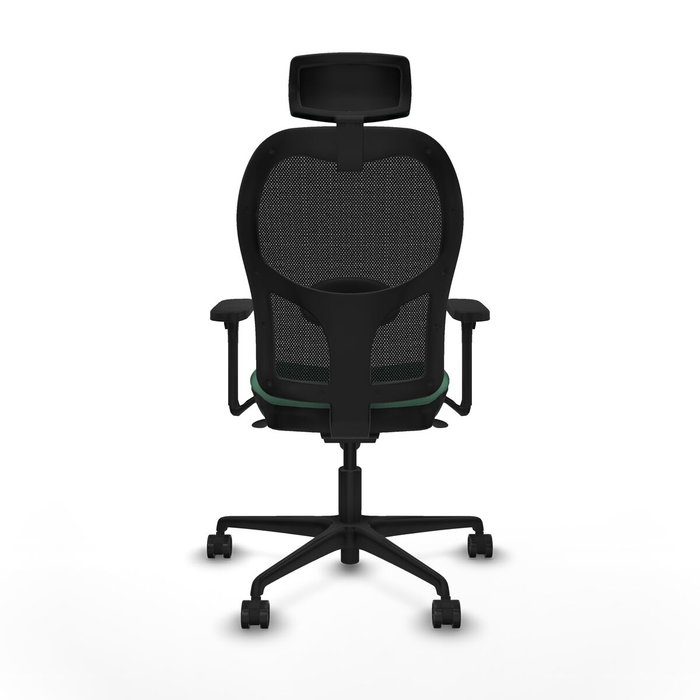 Piqueras y Crespo Chaise de Bureau Jorquera 3D036N2 Vert émeraude