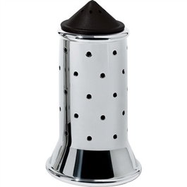 Alessi - Salero (Salier) en Acier Inoxydable 18/10 avec Couvercle en Plastique - Design par Michael Graves