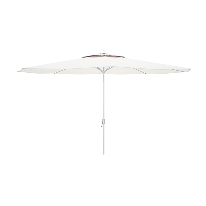 Marbueno Parasol de Jardin Blanc 300 cm en Acier Marbueno Parasol de Jardin Blanc 300 cm en Acier