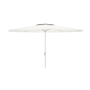 Marbueno Parasol de Jardin Blanc 300 cm en Acier