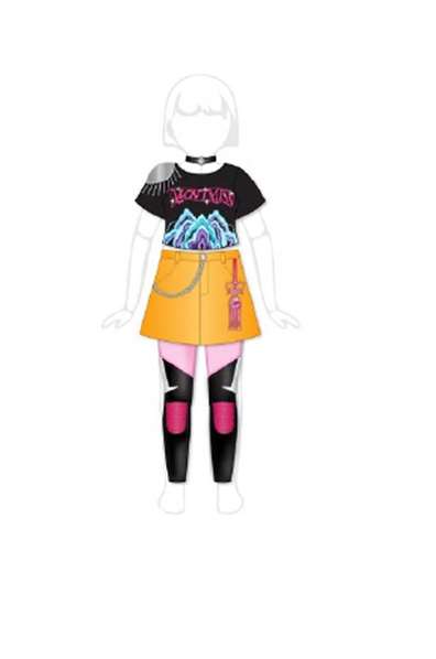 Rubies Déguisement Kpop Mira Classic - Taille 9-10 Ans / 134-140cm - Costume d'Enfant - Âge Minimum Recommandé 3 Ans